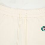 Shorts Gucci Beige Monogram Trim GC090 - Image 5