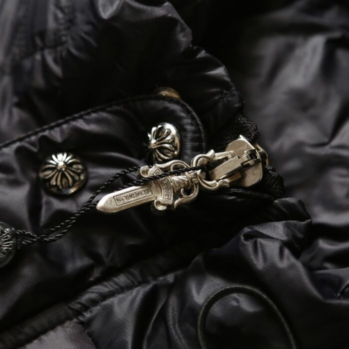 Jacket Puffer Chrome Hearts Black Cross CH080 - Image 10