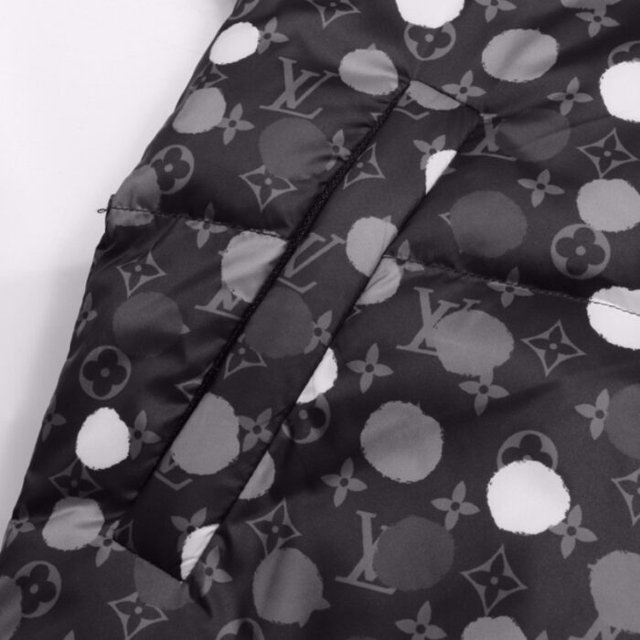Jacket Louis Vuitton Polka Dot Puffer LV022 - Image 5