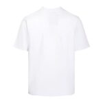 T-shirt Moncler White Logo Crewneck MCL028 - Image 2