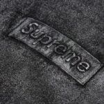 Hoodie Supreme Washed Black SP066 - Image 4