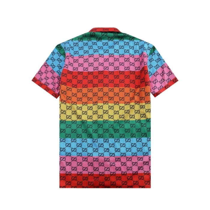 Shirt Gucci Rainbow Monogram GC082 - Image 2