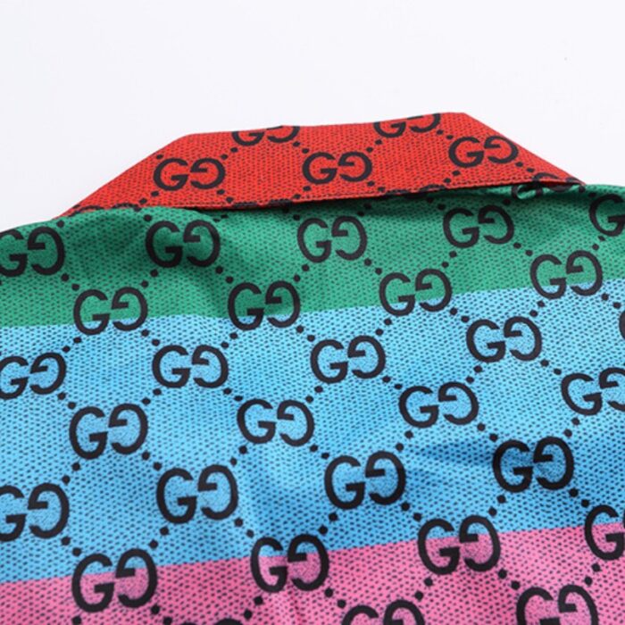 Shirt Gucci Rainbow Monogram GC082 - Image 5