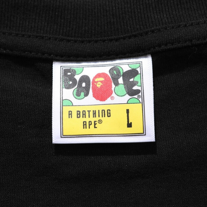T-shirt BAPE Japan Map Embroidery Black BP010 - Image 12