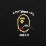 T-shirt BAPE Japan Map Embroidery Black BP010 - Image 4