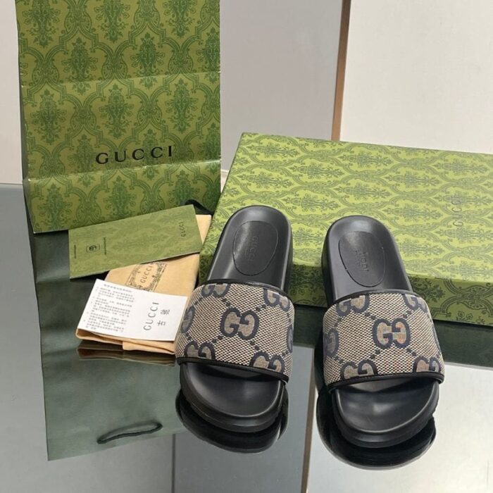 Slides Gucci GG Black GC139 - Image 1