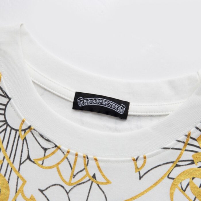 T-shirt Chrome Hearts Cross Pattern White CH001 - Image 6