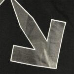 Hoodie Off-White Arrows Skull Black OFF011 - Image 8