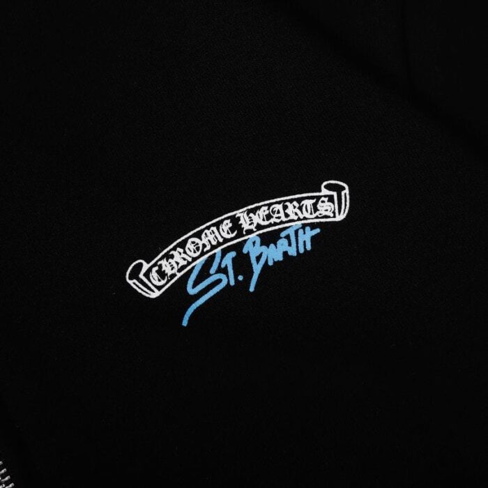 Hoodie Chrome Hearts St. Barth Black CH082 - Image 6