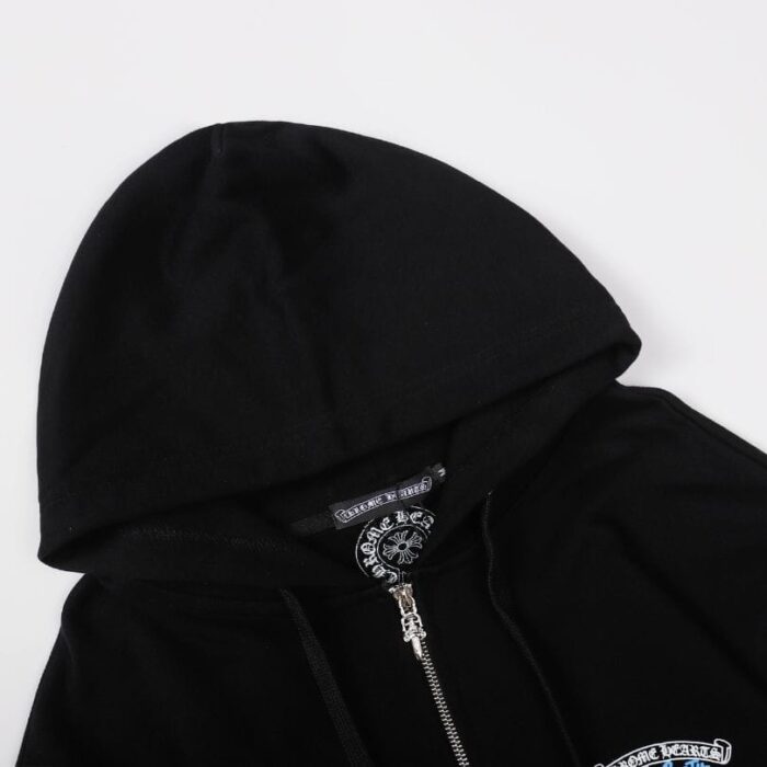 Hoodie Chrome Hearts St. Barth Black CH082 - Image 8