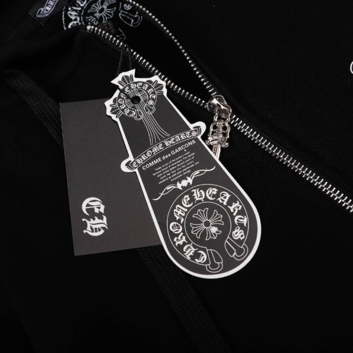 Hoodie Chrome Hearts St. Barth Black CH082 - Image 10