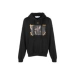 Hoodie Off-White Black with Yellow Arrows OFF009 - Image 4