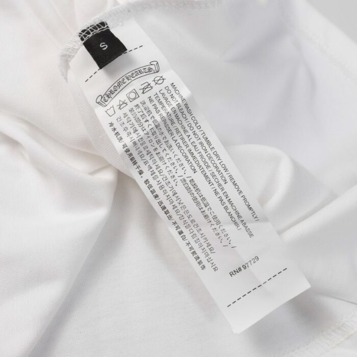 T-shirt Chrome Hearts White Cross Embroidery CH030 - Image 9