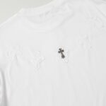 T-shirt Chrome Hearts White Cross Embroidery CH030 - Image 5