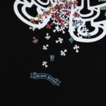 T-shirt Chrome Hearts Multicolor Cross Black CH057 - Image 7