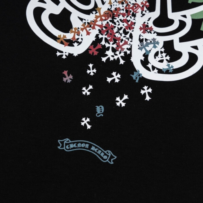 T-shirt Chrome Hearts Multicolor Cross Black CH057 - Image 7