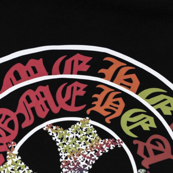 T-shirt Chrome Hearts Multicolor Cross Black CH057 - Image 6