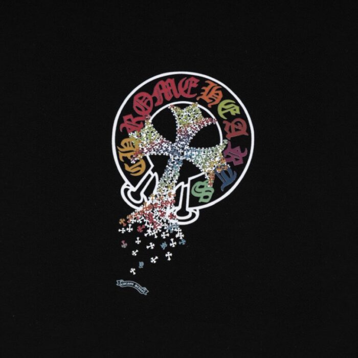 T-shirt Chrome Hearts Multicolor Cross Black CH057 - Image 4