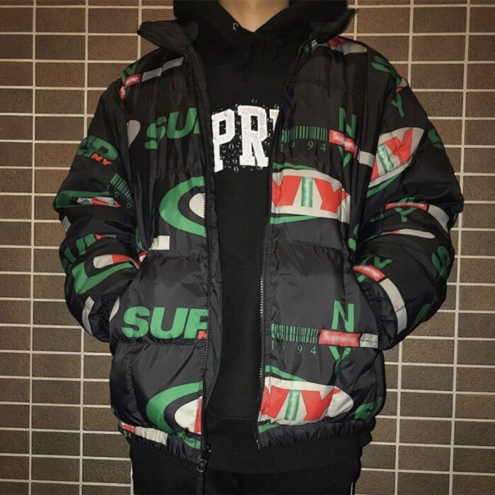 Jacket Supreme NY 1994 Puffer Black SP052 - Image 14