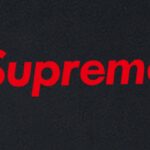 T-shirt Supreme Red Logo Black SP014 - Image 3