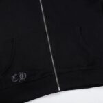 Hoodie Chrome Hearts Black Red Embroidered CH081 - Image 8