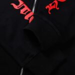 Hoodie Chrome Hearts Black Red Embroidered CH081 - Image 13