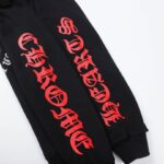 Hoodie Chrome Hearts Black Red Embroidered CH081 - Image 9