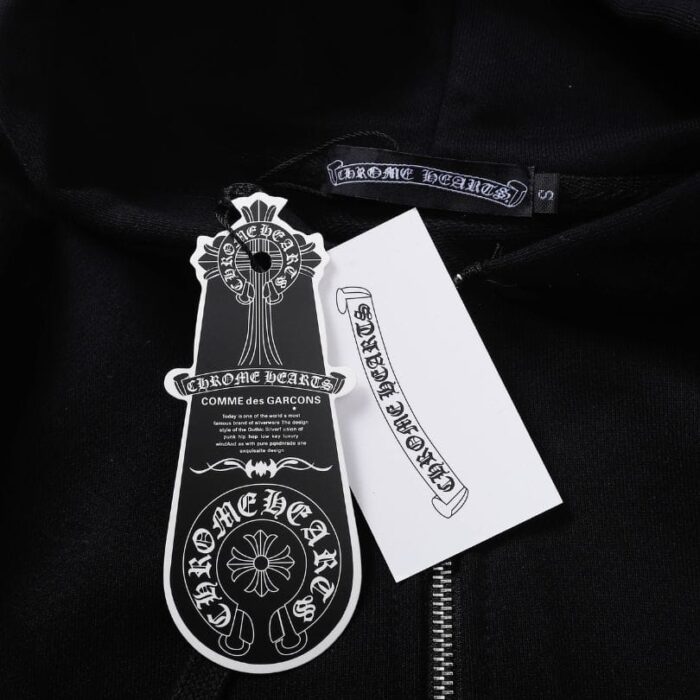 Hoodie Chrome Hearts Black Red Embroidered CH081 - Image 14