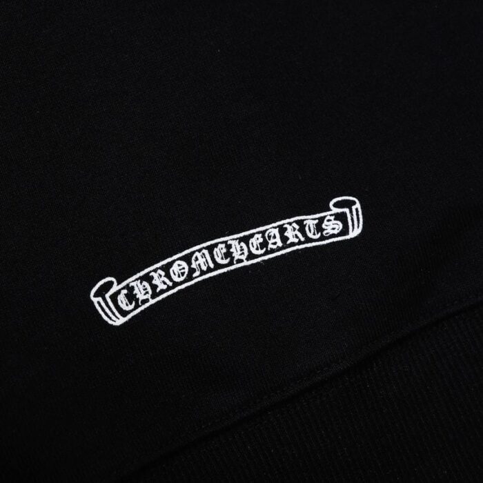 Hoodie Chrome Hearts Black Red Embroidered CH081 - Image 6