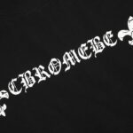 T-shirt Chrome Hearts Horseshoe Black Logo CH014 - Image 4