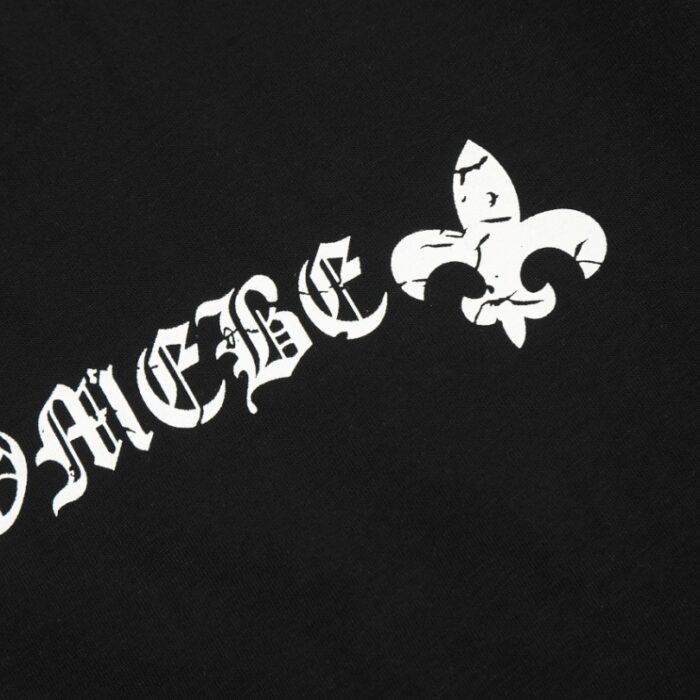 T-shirt Chrome Hearts Horseshoe Black Logo CH014 - Image 5