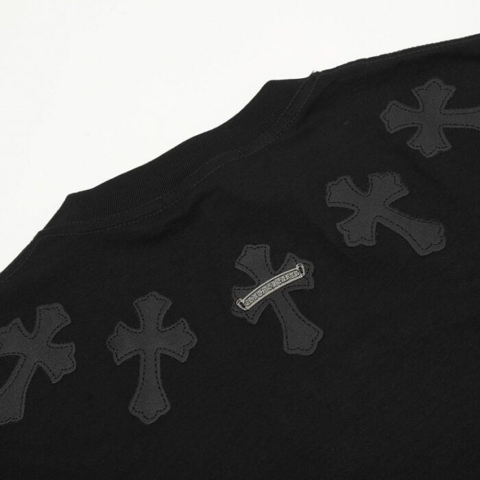 T-shirt Chrome Hearts Cross All Black CH013 - Image 4