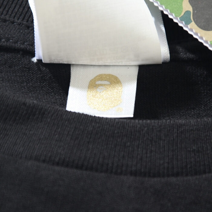 T-shirt BAPE Shark Embroidery Black BP012 - Image 11