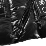 Jacket Puffer Moncler Black with Hood MCL010 - Image 6