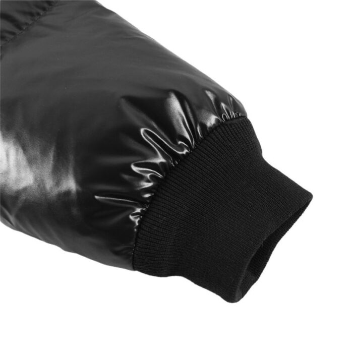 Jacket Puffer Moncler Black with Hood MCL010 - Image 8