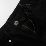 Jeans Chrome Hearts Yellow Crosses CH055 - Image 7
