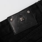 Jeans Chrome Hearts Yellow Crosses CH055 - Image 13