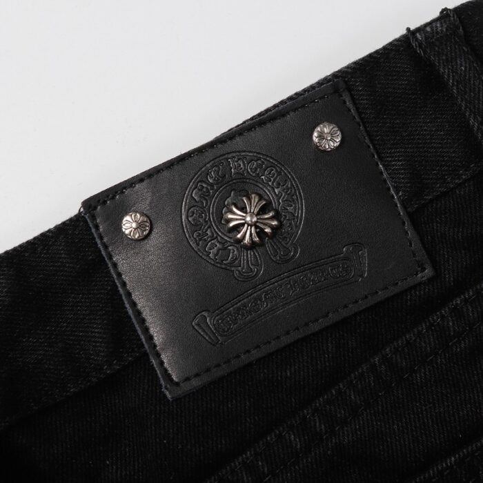 Jeans Chrome Hearts Yellow Crosses CH055 - Image 13