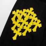 Jeans Chrome Hearts Yellow Crosses CH055 - Image 11