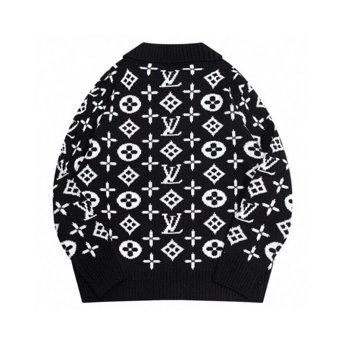 Cardigan Louis Vuitton LV Monogram Knit LV057 - Image 4
