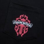 T-shirt Chrome Hearts Red Cross Crest Black CH004 - Image 11