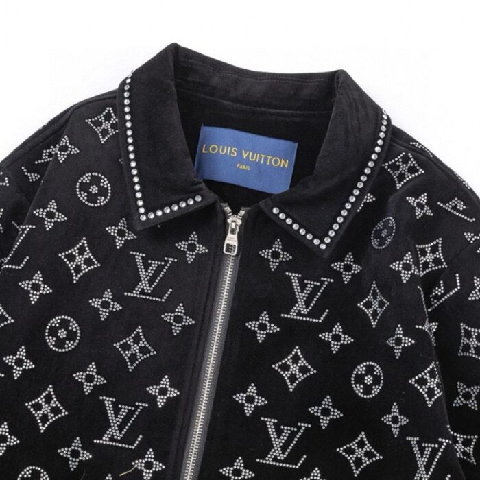 Jacket Louis Vuitton LV Monogram Studded LV053 - Image 8