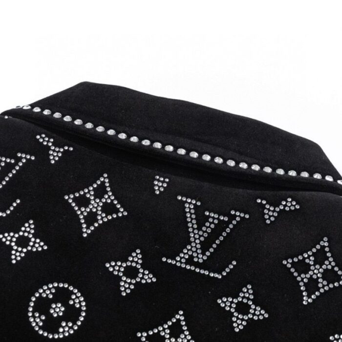 Jacket Louis Vuitton LV Monogram Studded LV053 - Image 5
