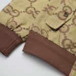 Jacket Gucci Monogram Beige Brown GC100 - Image 7