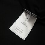 T-shirt Dior Black Monogram Logo DO063 - Image 10