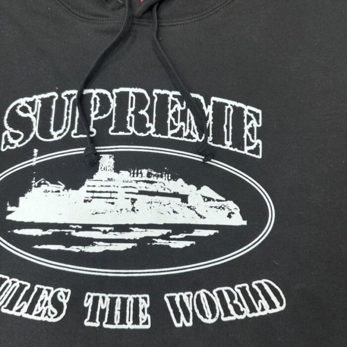 Hoodie Supreme x Corteiz Black SP047 - Image 5