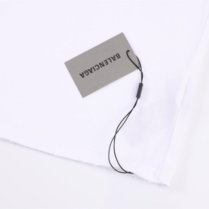 T-shirt Balenciaga Logo White Edition BL067 - Image 6