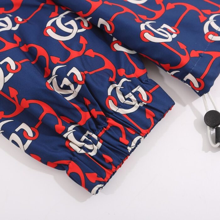 Jacket Gucci GG Logo Windbreaker GC089 - Image 6