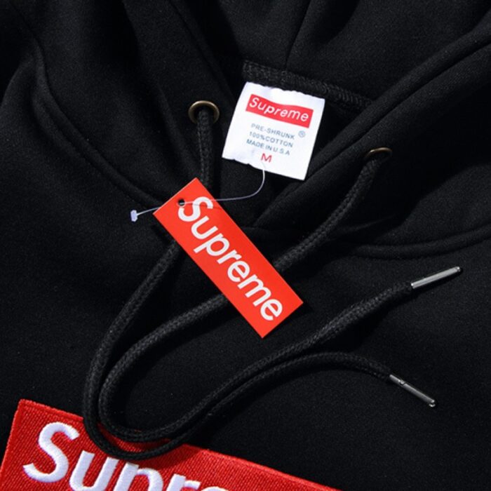 Hoodie Supreme Box Logo Black SP009 - Image 12