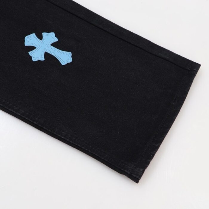 Jeans Chrome Hearts Chengdu Cross Patch CH024 - Image 10